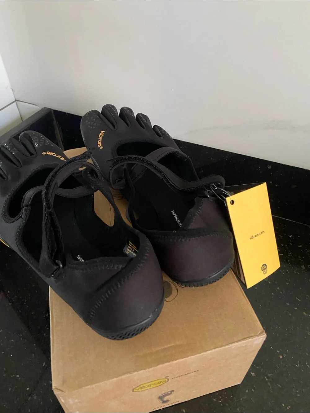 Vibram Women's Black Mary Jane FiveFingers Toe Shoes